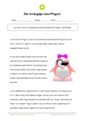 Lesetext - Der einäugige rosa Pinguin Lesetext - Der einäugige rosa Pinguin